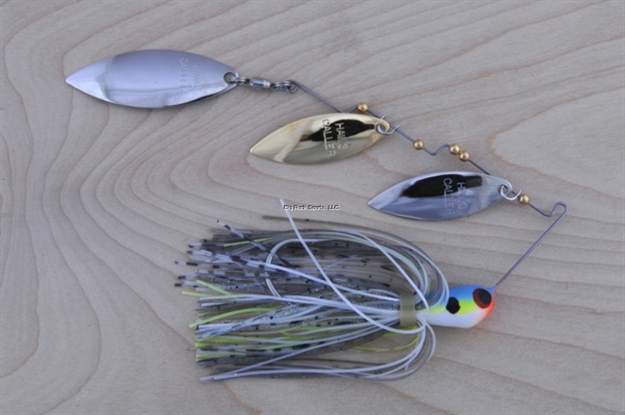 Picture of Lunker Lure Proven Winner Triple Blade Spinnerbait, 3/4 Oz, Sexy Shad, Willow