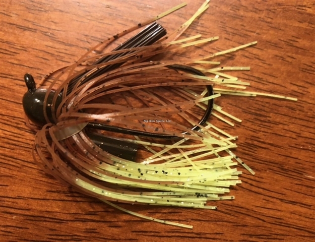 Picture of Lunker Lure Rattle Flip Jig, 1/2Oz, Pumpkin Chart Tip