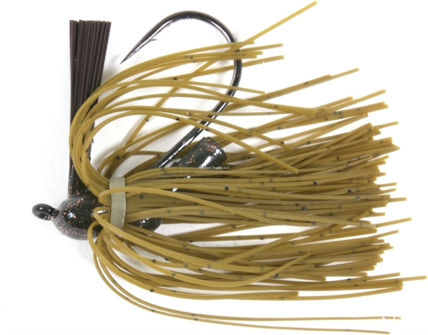 Picture of Lunker Lure Rattle Flip Jig, 3/8 Oz, Green Pumpkin