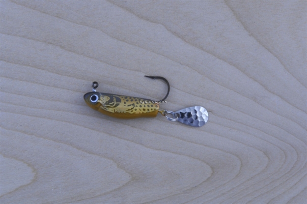 Picture of Lunker Lure Rattleback Crappie Minnow, 1/16 Oz, Gold/Black