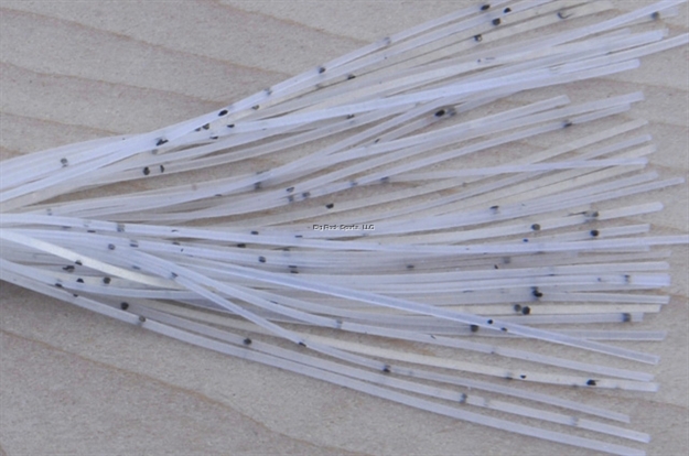 Picture of Lunker Lure Skirt, 3 1/2", White/Gold Glimmer, 3/Pack