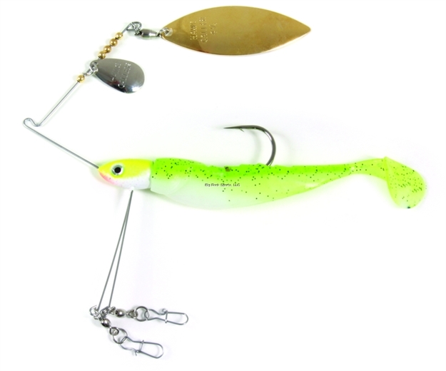 Picture of Lunker Lure Triple Play Spinnerbait, W/Shad Tail 36120762