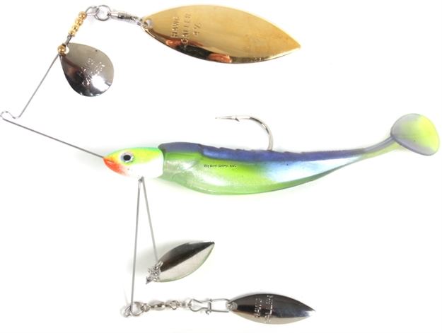 Picture of Lunker Lure Triple Play Spinnerbait, W/Shad Tail