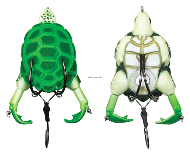 Picture of Lunkerhunt 3/5" Prop Turtle, 1/2 Oz, Shamrock