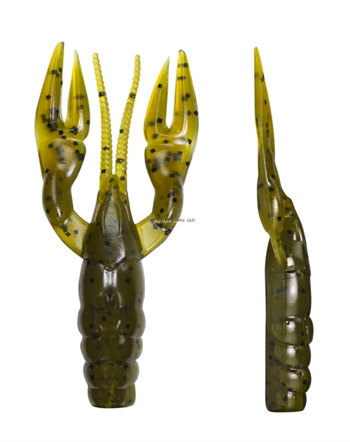 Picture of Lunkerhunt 3" Finesse Craw - Green Pumpkin, 8Pk