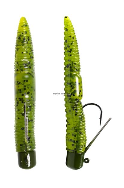 Picture of Lunkerhunt 3" Pre-Rigged Finesse Worm - 1/4Oz, Watermelon Seed, 1 Pre-Rigged & 2 Extra Bodies