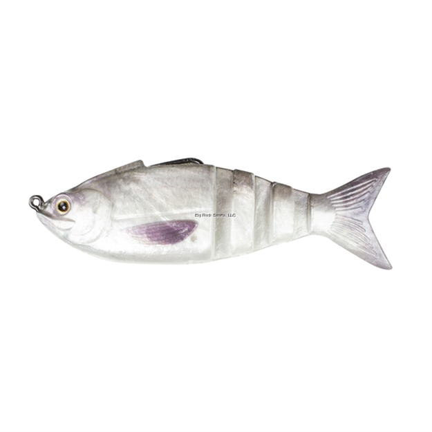 Picture of Lunkerhunt 4.5" Gambit Swimbait -Pre-Rigged, 5/0, 5/8Oz, Ghost