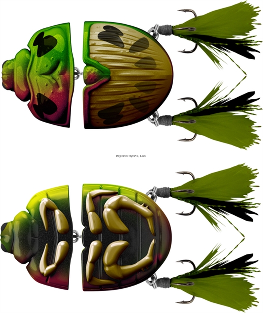 Picture of Lunkerhunt Battle Beetle - Canopy - 2.25", 5/8Oz