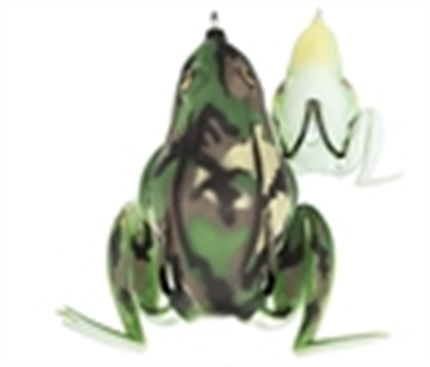 Picture of Lunkerhunt Combat Frog Hollow Body Frog, 2 1/2", 3/4 Oz, Cane, Floating CF02