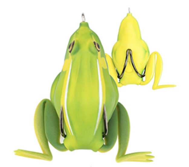 Picture of Lunkerhunt Combat Frog Hollow Body Frog, 2 1/2", 3/4 Oz, Jungle, Floating CF01