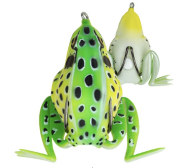 Picture of Lunkerhunt Combat Frog Hollow Body Frog, 2 1/2", 3/4 Oz, Leopard, Floating CF09 628853550093