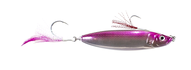 Picture of Lunkerhunt Crasher Jig- Chrome Pink - 4", 2Oz