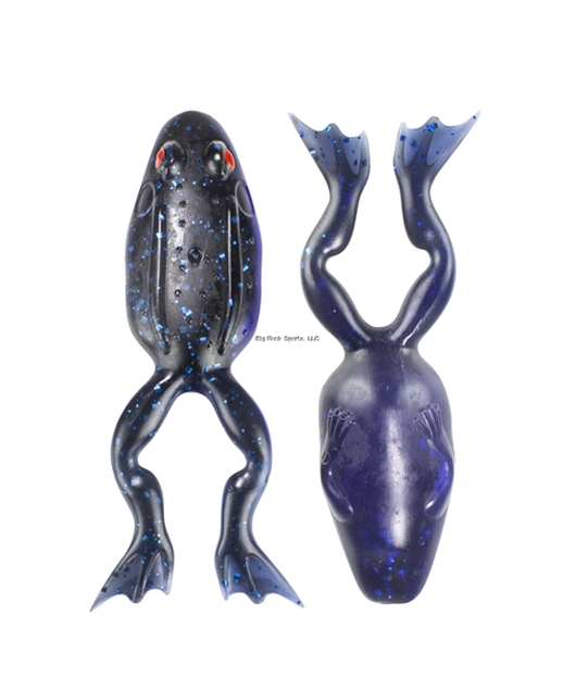 Picture of Lunkerhunt Finesse Frog - 5 Pack - Black Blue - 3", 1/4Oz