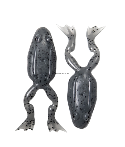 Picture of Lunkerhunt Finesse Frog - 5 Pack - Smoke - 3", 1/4Oz