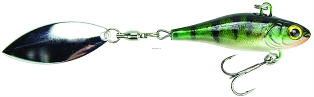 Picture of Lunkerhunt Hatch Spin Lipless Crankbait With Spinner Tail, 2", 1 Oz, Perch