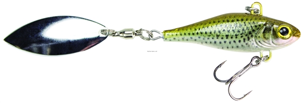 Picture of Lunkerhunt Hatch Spin Lipless Crankbait With Spinner Tail, 2", 1 Oz, Rocky