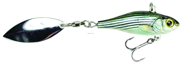 Picture of Lunkerhunt Hatch Spin Lipless Crankbait With Spinner Tail, 2", 1 Oz, White Bass