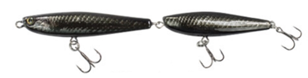 Picture of Lunkerhunt Link Floating Stick Bait, 1/4 Oz, 4.5", Black Mamba