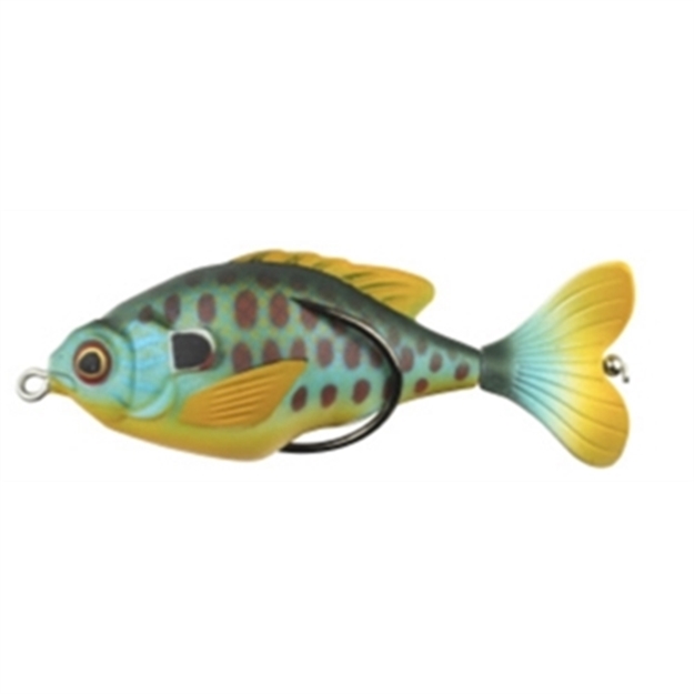 Picture of Lunkerhunt 3.25" Sunfish Propfish - Floating, 1/2 Oz, Pumpkin Seed SUNPRF03 628853884020