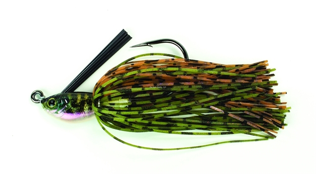 Picture of Lunkerhunt Natural Skirted Swim Jig, 3/8 Oz, 4/0 Hook, Bluegill