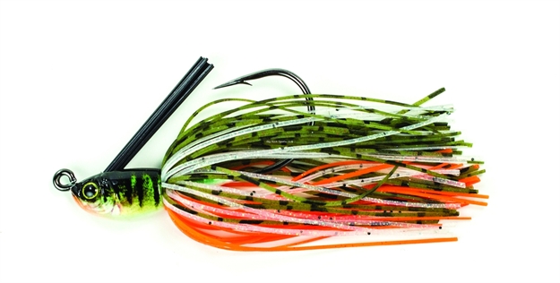 Picture of Lunkerhunt Natural Skirted Swim Jig, 3/8 Oz, 4/0 Hook, Perch