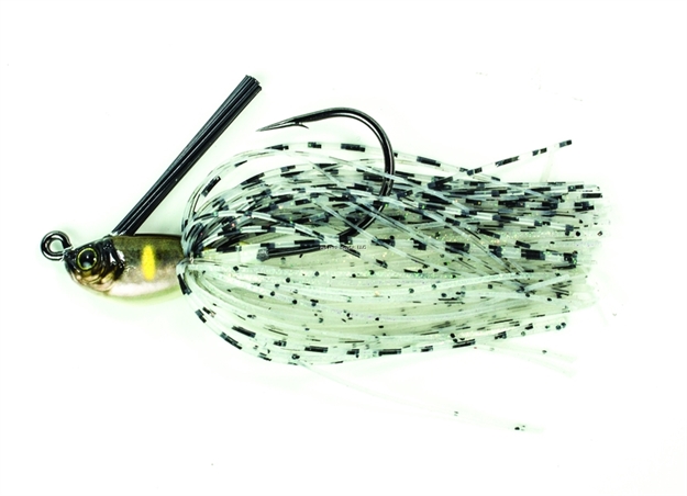 Picture of Lunkerhunt Natural Skirted Swim Jig, 3/8 Oz, 4/0 Hook, Shiner
