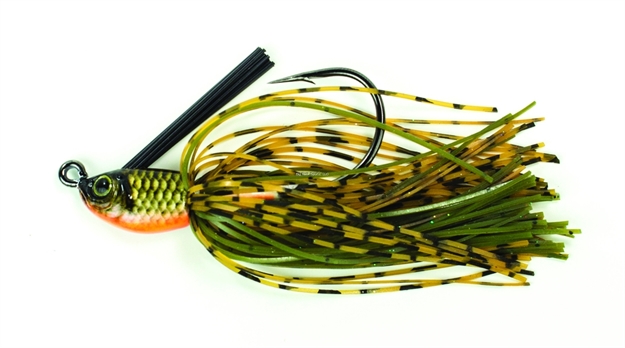 Picture of Lunkerhunt Natural Skirted Swim Jig, 3/8 Oz, 4/0 Hook, Spawner