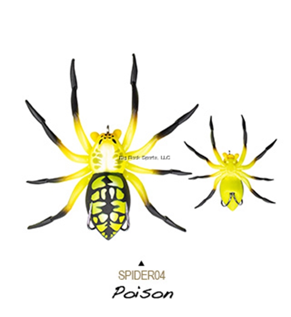 Picture of Lunkerhunt Phantom Spider - Poison - 2", 1/4Oz SPIDER04 628853899529