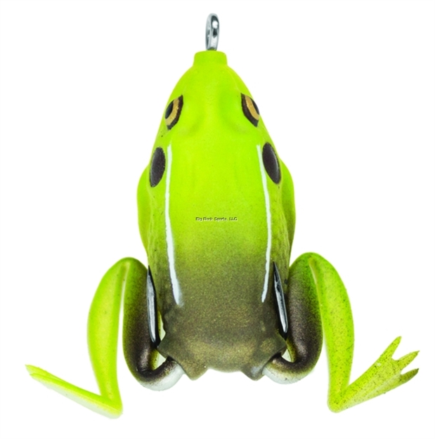 Picture of Lunkerhunt Pocket Frog Hollow Body Frog, 1 3/4" AT Rest/2 1/2" Extend, 1/4 Oz, King Toad, Floating