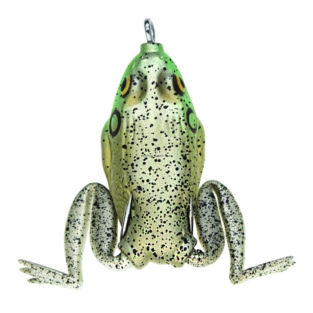Picture of Lunkerhunt Pocket Frog Hollow Body Frog, 1 3/4" AT Rest/2 1/2" Extend, 1/4 Oz, Rocky Toad, Floating