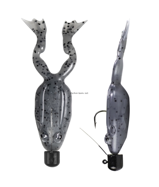 Picture of Lunkerhunt Pre-Rigged Finesse Frog - Smoke - 3", 1/4Oz