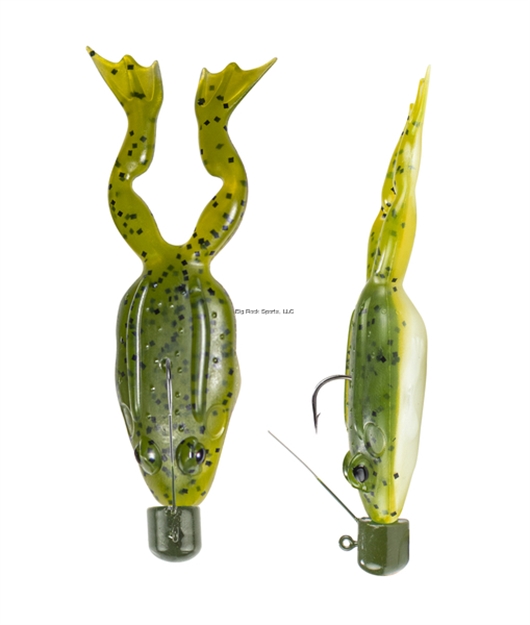 Picture of Lunkerhunt Pre-Rigged Finesse Frog - Watermelon Seed Pearl - 3", 1/4Oz