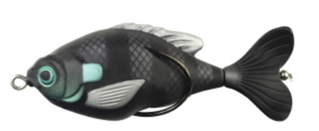 Picture of Lunkerhunt 3.25" Sunfish Propfish - Floating, 1/2 Oz, Stealth SUNPRF06