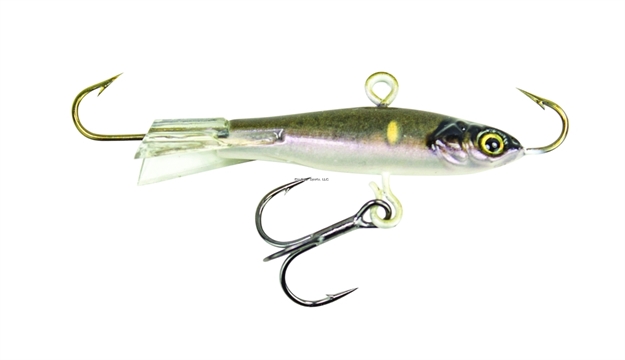 Picture of Lunkerhunt Straight UP Jig Jr, 1 1/2", 3/16 Oz, Common Shiner