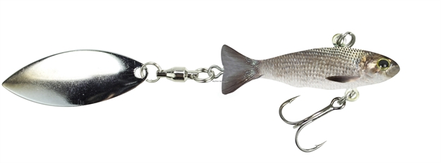 Picture of Lunkerhunt True Spin 13/16 Oz, 1.75" + Tail Spin, -Gizzard Shad