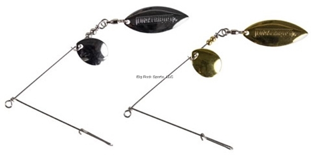 Picture of Lunkerhunt Willow Leaf Wire Arm Package - 2 Pack - 1 Silver Willow Leaf Wire Arm, 1 Gold Willow Leaf Wire Arm