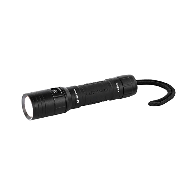 Picture of Luxpro 450 Lumen Rechargeable Flashlight, Direct Micro-Usb Port, Micro Usb Cable Provided, 4-Modes, Tackgrip