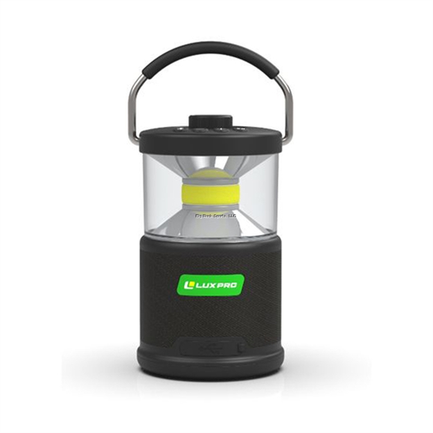 Picture of Luxpro 800 Lumen Rechargeable Bluetooth-Speaker Enabled Lantern, Variable Brightness Control,  Usb Cable Provided
