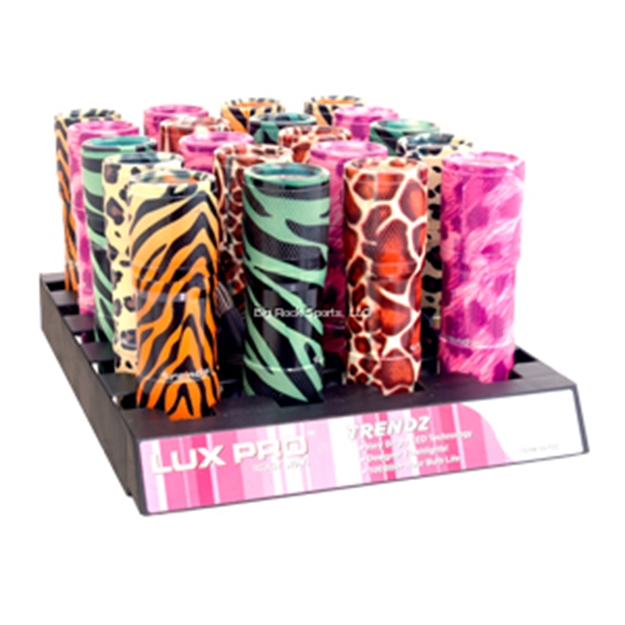 Picture of Luxpro Trendz 9 Led 40Lumen Flashlight, Asstd Styles 20Pc Tray