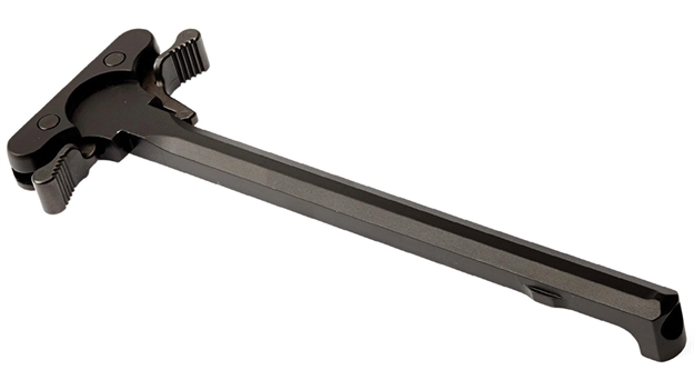 Picture of  Lwrc 2000079A01 Ambidextrous Charging Handle Ar-Platform Black Hardcoat Anodized 7075 Aluminum