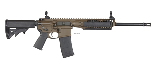 Picture of Lwrc CA Compliant Ic-A2 Semi Auto Rifle, 556 Nato 16" Patriot Bwn