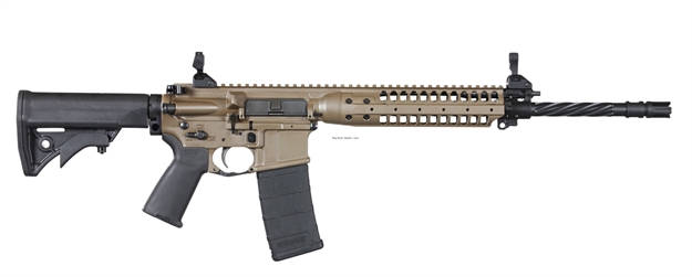 Picture of Lwrc CA Compliant IC Enhanced Semi Auto Rifle, 556 Nato 14" Fde