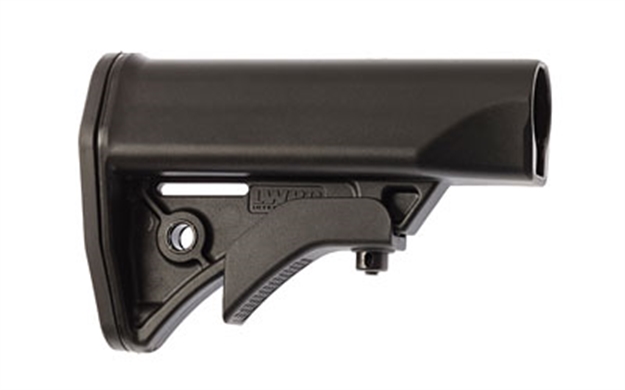 Picture of  Lwrc 2000124A01 Compact  Black Synthetic Adjustable For Ar-15, M16 With Mil-Spec Tube (Tube Not Included)