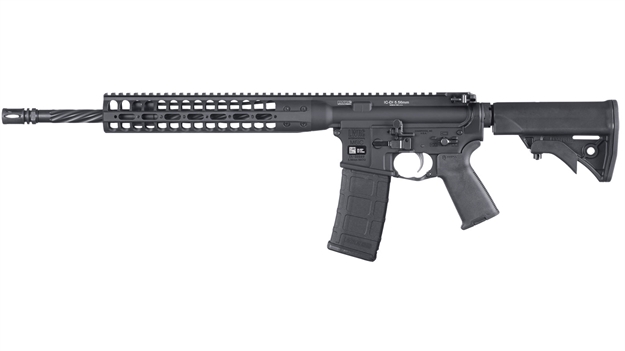 Picture of  Lwrc Icdir5b16 Lwrci Direct Impingement 5.56X45mm Nato 16.10" 30+1 Black Anodized Black 6 Position Stock Black Magpul Moe+ Grip