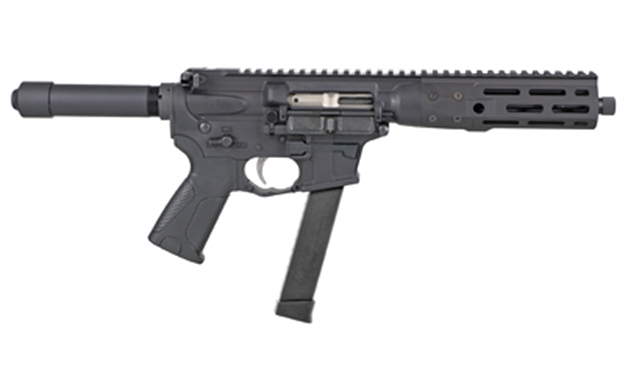Picture of  Lwrc Icp9b8 Ic-9  9Mm Luger 33+1 8.50" Black Nitride Threaded Barrel, M-Lok Handguard, Black Aluminum Receiver W/Integrated Rail Base, Black Pistol Tube, Lwrc Ultra Combat Grip, Ambidextrous 850058027197
