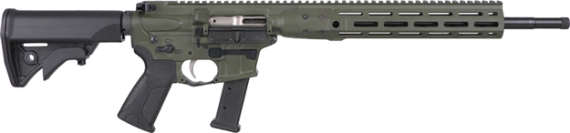 Picture of Lwrc IC Nine Carbine 9Mm 16" 27Rd Mag OD Green/Black Stock ICR9ODG16 850058027265