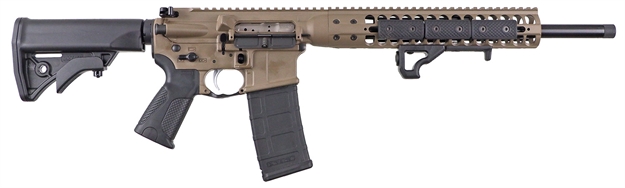 Picture of  Lwrc Icdir35ck16l Individual Carbine Direct Impingement 350 Legend 5+1 16.10" Threaded, Fde Ambi Rec/M-Lok Handguard, 6 Position Stock, Oem Ultra Combat Grip, Angled Fore Grip 850050325383