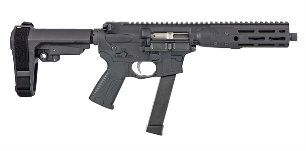 Picture of  Lwrc Icp9b8sba3 Ic-9  9Mm Luger 8.50" 30+1 Black Nitride Threaded Barrel, Black Anodized Aluminum Picatinny Rail Receiver, SB Tactical Sba3 Brace, Lwrc Ultra Combat Grip, Ambidextrous 850058027326