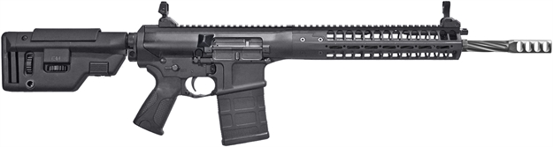 Picture of  Lwrc Reprmkiir7bf16sc R.E.P.R.  7.62X51mm Nato 20+1 16.10" Black Nitride Spiral Fluted Barrel, Black Aluminum Receiver, Black Synthetic Magpul Ubr Stock, Black Magpul+ Grip