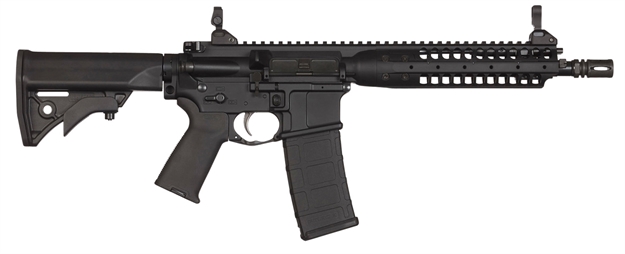 Picture of Lwrci Lwrci Ic-A5, 5.56 Nato, 16.1" Spiral Fluted Barrel, Magpul Mbus Pro Sights, Black, 30-Rd ICA5R5B16MS